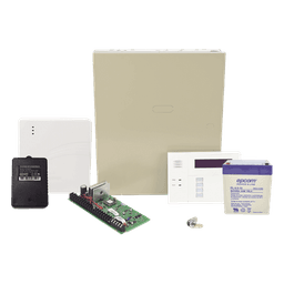 Panel híbrido intrusión / Comunicador IP 7847i / 8 zonas cableadas, ampliable a 48 / Teclado 6160RF / 254 eventos