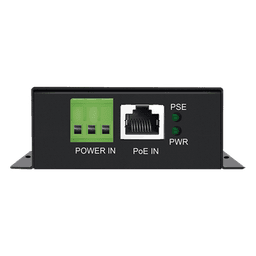 Convertidor PoE Industrial / Entrada PoE 802.3 af/at / Salida PoE pasivo 24V / Conexión plug and play / Alcance de hasta 100 metros / Ideales para Enlaces Inalámbricos