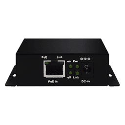 Inyector PoE Extenido Industrial / PoE 802.3 af/at Hasta 30W / Conexión plug and play / Alcance de hasta 250 metros / Aplicaciones CCTV / Alimentación PoE af/at o Vcc 37-57 Vcc