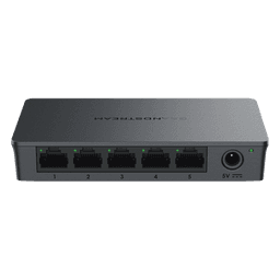 Switch Gigabit No Administrable / 5 Puertos RJ45 / 10 Gbps Capacidad de Conmutación / Green Ethernet / 0.39 x 0.21 x 0.08 pies