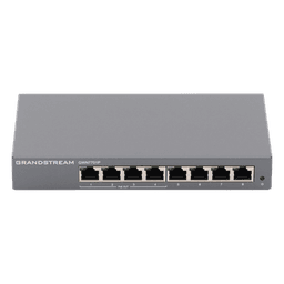 Switch PoE+ Gigabit No Administrable / 8 Puertos 10/100/1000 Mbps / 4 Puertos PoE+ 60W / 16 Gbps / 8K MAC