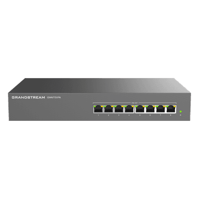 Switch PoE+ Gigabit No Administrable / 8 puertos 10/100/1000 Mbps / 8 puertos PoE+ / 145W / 16 Gbps / 9KB Jumbo Frame