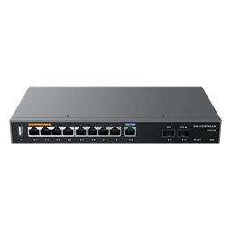 Router Gigabit VPN / Balanceador de cargas / 60,000 sesiones NAT /  9 puertos 10/100/1000 Mbps + 2 puertos SFP (WAN/LAN) / 1 puerto entrada PoE(af/at) / 2 puertos salida PoE (af/at) / Compatible con GWN Cloud.