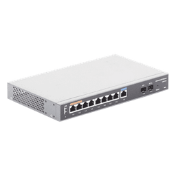 Router Gigabit VPN / Balanceador de cargas / 60,000 sesiones NAT /  9 puertos 10/100/1000 Mbps + 2 puertos SFP (WAN/LAN) / 1 puerto entrada PoE(af/at) / 2 puertos salida PoE (af/at) / Compatible con GWN Cloud.