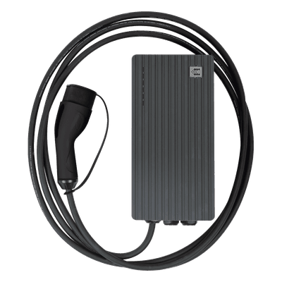 Estación de Carga Vehículos Eléctricos / 7.4kW / 32A Bifásica / IP55/IK10 / Wi-Fi + Ethernet / RFID-NFC / OCPP 1.6 / Cable 5m (16.4 ft) / Tipo 1 SAE J1772