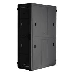 Gabinete FlexFusion™ XGL (Light) para Centros de Datos, 42 UR, 600 mm de Ancho, 1070 mm de Profundidad, Fabricado en Acero, Color Negro