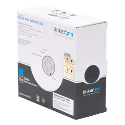 Bobina de Cable / Cat5e / 24 AWG / 100 m (328.08 ft) / UL / Interior / Gris