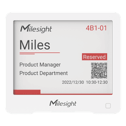 Display E-Ink LoRaWAN / Pantalla de Tinta Electrónica 4.2 Pulgadas / Oficina Inteligente y Señalización Digital / para BMS y Edificios Inteligentes