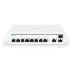 Consola Gateway-Switch / 8 Puertos LAN GbE RJ45 / 2 Puertos SFP+ 10G / Router WAN 1GbE / Rendimiento 8,500 Mbps / SSD 128 GB / Montaje Rack 1U
