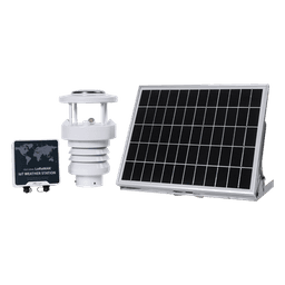 Estación Meteorológica LoRaWAN / Monitoreo Ambiental de Precisión / para BMS y Agricultura / Panel Solar / IP65-IP67
