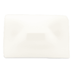 Montaje-Sujetador Adhesivo STRONGHOLD de 4 Vías de 1" x 1" x 1/4", Color Natural,  Nylon 6.6 Retardante de Llamas V-2, Paquete de 100pz