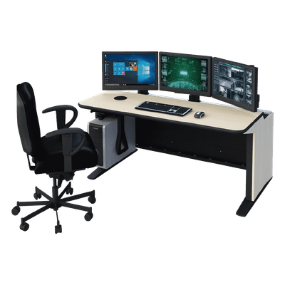 Mueble de Monitoreo / 1 Operador / Estructura Modular / Diseño Ergonómico / Compatible Video Wall