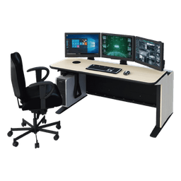 Mueble de Monitoreo / 1 Operador / Estructura Modular / Diseño Ergonómico / Compatible Video Wall