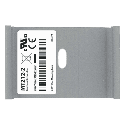 Riel de montaje de 2.75 x 2 pulgadas para relevadores, sensores de corriente y fuentes de poder serie RIB