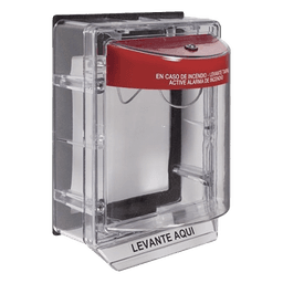 Cubierta Protectora de Policarbonato / Bocina 95-105 dB / Montaje Empotrado / IP54 / ADA / 158x127x132 mm (6.2x5.0x5.2 in)