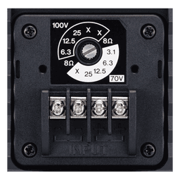 Altavoz de Montaje en Pared / 2 Vías / Woofer 4 pulgadas / Tweeter 1 pulgada / IPX3 / 70/100V y 8 Ohms / Par