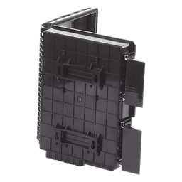 Caja de Empalme para Fibra Óptica / 24 Fusiones / IP65 / Splitter 1x8 SC/APC / 12 Puertos Drop / -40°C a +85°C