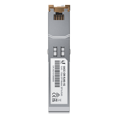 UFiber Módulo de fibra SFP convertidor a cobre RJ45 10/100/1000 Mbps, distancia hasta 100 m