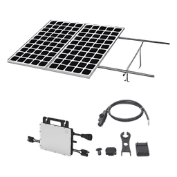 Kit Solar para Interconexión de 1.1 KW de Potencia Pico 220Vcc con Microinversor 1KW y 2 Módulos de 550 W (Incluye Montaje )