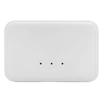 Repetidor inalámbrico para sensores SiX con batería de respaldo e indicadores LED de estado
