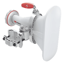 Antena asimétrica de 90° (90°H 25°V) 16 dBi tipo cuerno 5180-6000 MHz altamente eficiente, sin cables, sin perdidas, sin lóbulos listas para TwistPort, Montaje mejorado