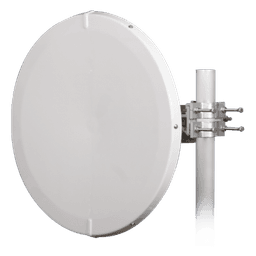 Antena Direccional de Alto Rendimiento / 30.5 ± 1 dBi / 2 ft / 5.9-7.125 GHz / Conectores RP-SMA / Alto Aislamiento al Ruido / Fácil Montaje y herraje de acero inoxidable /  Radomo Incluido