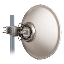 Antena Direccional de Alto Rendimiento / 30.5 ± 1 dBi / 2 ft / 5.9-7.125 GHz / Conectores RP-SMA / Alto Aislamiento al Ruido / Fácil Montaje y herraje de acero inoxidable /  Radomo Incluido