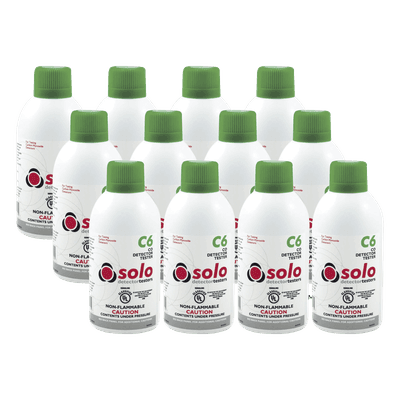 Paquete De 12 Latas De Gas Genuino De Monóxido De Carbono CO De Uso Manual o Dispensadores SOLO-330/SOLO-332