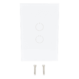 Interruptor Inteligente Z-Wave / Panel Táctil 2 Botones / Sin Cable Neutro / AC 85~260V / Protección 15A / Z-Wave 700
