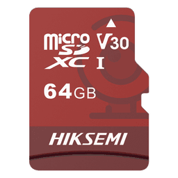 MicroSD HIKSEMI NEO Plus / 64 GB / 95 MB/s Lectura / 40 MB/s Escritura / Clase 10 U3 / TLC NAND / Especializada Para Videovigilancia 24/7