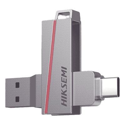 Memoria USB Dual de 128 GB / USB-C y USB-A / Transferencia de Alta Velocidad / Metálica / Compatible con Dispositivos Móviles, Windows, Mac y Linux