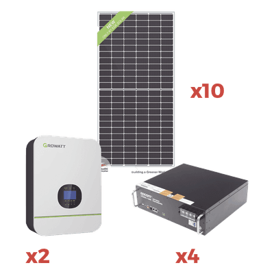 KIT DE ENERGIA SOLAR PARA MINISPLIT 220VCA  2000W