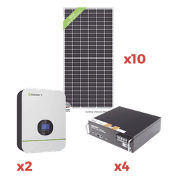 KIT DE ENERGIA SOLAR PARA MINISPLIT 220VCA  2000W