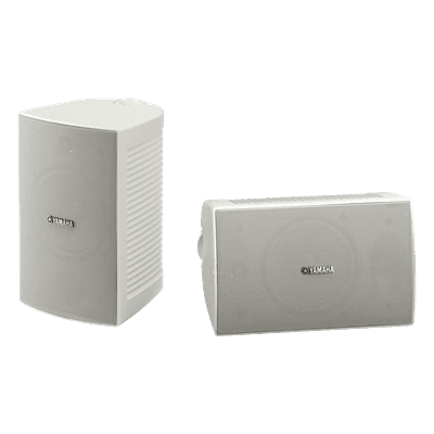 Altavoz de Montaje en Pared / 2 Vías / Woofer 4 in / Tweeter 1 in / IPX3 / 8 Ohms / 70/100V / Color Blanco / Par