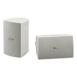 Altavoz de Montaje en Pared / 2 Vías / Woofer 4 in / Tweeter 1 in / IPX3 / 8 Ohms / 70/100V / Color Blanco / Par