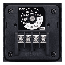 Altavoz de Montaje en Pared / 2 Vías / Woofer 4 in / Tweeter 1 in / IPX3 / 8 Ohms / 70/100V / Color Blanco / Par