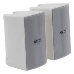 Altavoz de Montaje en Pared / 2 Vías / Woofer 4 in / Tweeter 1 in / IPX3 / 8 Ohms / 70/100V / Color Blanco / Par