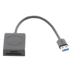 Lector de Tarjetas USB-A 3.0 / Dual Slot SD y MicroSD / 5 Gbps / Hasta 2 TB / Cable 15 cm (5.9 in)