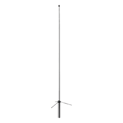 Antena base UHF, fibra de vidrio ajustable, rango de frecuencia 406 - 512 MHz