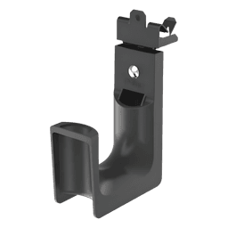 Sujetador STRONGHOLD tipo J (J-Hook), grosor de Brida 1/2", para Viga instalada con Martillo, hasta 46 Cables Cat6, Nylon 6.6 Metal, Color Negro, 1 pieza