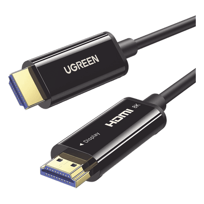 Cable HDMI por Fibra Óptica / 8K@60Hz / HDMI 2.1 / 48 Gbps / 10 m (32.81 ft) / Fibra 4 Núcleos + Cobre 7 Núcleos / HDR / eARC / Aleación Zinc