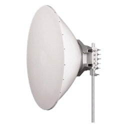 Antena direccional Alto Rendimiento / Parábola profunda para mayor aislamiento al ruido /6 ft / 4.9 a 6.4 GHz /  / Ganancia de 38 dBi / Soporte de acero inoxidable / Polaridad en 90 ° y 45 ° / Incluye montaje.