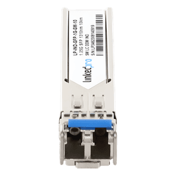 Transceptor Óptico SFP Industrial / Monomodo 1310 nm / 1.25 Gbps / 1000BASE-LX / LC/UPC Dúplex / DDM / Alcance 10 km (6.2 mi) / Rango -40 a 85°C