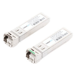 Transceptores Ópticos Industriales Bidireccionales SFP+ (Mini-Gbic) / Monomodo 1270 & 1330 nm / 10 Gbps / 10GBASE / Conector LC/UPC Simplex / DDM / Hasta 5 km / 2 Piezas
