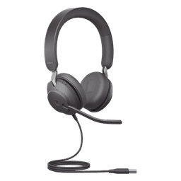 Jabra Jabra Evolve 2 40SE, Auricular stereo versión MS con aislamiento de ruido, conexión USB-A y indicador de ocupado (Busylight) (24189-999-999) 