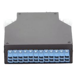 Distribuidor de Fibra Óptica / Riel DIN / 12 Acopladores LC/UPC Duplex / Monomodo / 24 Fusiones / 4 x 12.6 x 14.2 cm (1.57 x 4.96 x 5.59 in)