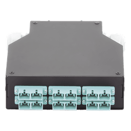 Distribuidor de Fibra Óptica / Riel DIN / 6 Acopladores SC/UPC / Multimodo / 24 Fusiones / 0.13 x 0.41 x 0.47 ft