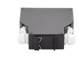Distribuidor de Fibra Óptica / Riel DIN / 12 Acopladores LC/UPC Dúplex Multimodo / Charola 24 Fusiones / Acero Laminado / 1.57 x 4.96 x 5.59 in
