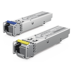 UFiber Módulo SFP, transceptor MiniGibic MonoModo 1 Gbps, distancia 3km, Simplex, un conector LC, incluye 2 tranceptores