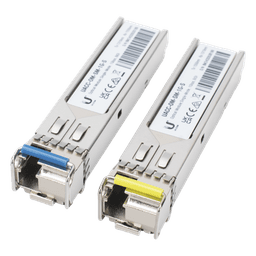 UFiber Módulo SFP, transceptor MiniGibic MonoModo 1 Gbps, distancia 3km, Simplex, un conector LC, incluye 2 tranceptores